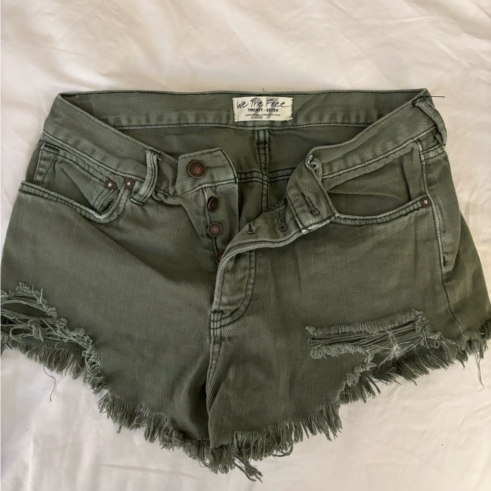 We the free denim shorts